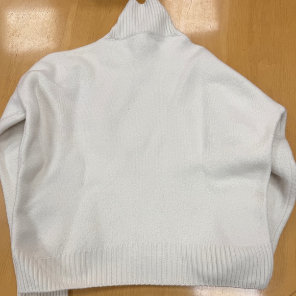 WHITE WOOL AMI DE COEUR SWEATER - Picture 4 of 5